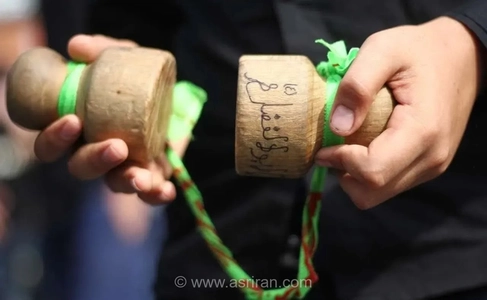 تصاویر دیدنی از «کرب زنی» در لاهیجان