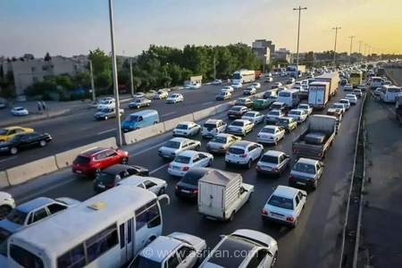 ترافیک سنگین در محورهای چالوس، تهران-شمال و هراز
