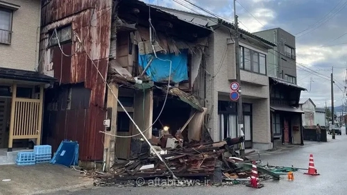 افزایش شمار قربانیان زلزله مهیب ژاپن به ۳۸ نفر؛ هزاران نفر همچنان در پناهگاه‌ها به سر می‌برند