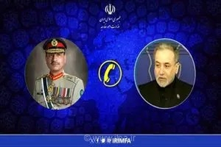 گفت‌وگوی تلفنی سید عباس عراقچی و فرمانده ارتش پاکستان درباره تحولات منطقه