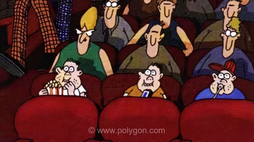 ۱۰ کمیک بی‌نظیر «Far Side» درباره‌ی سینما