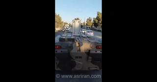 تصاویری از حضور خودروهای زرهی ب‌تی‌آر-۸۰ در خیابان‌های ازبکستان منتشر شد