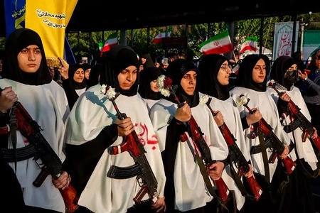 حضور زنان و دختران در رزمایش «جان‌فدا» تهران به تصویر کشیده شد