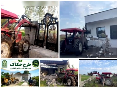قلع و قمع ۷۹ مورد ساخت‌وساز غیرمجاز در محمودآباد