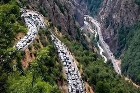 ترافیک محورهای مازندران در مسیر زائران مشهد؛ هشدار پلیس راه درباره بارندگی و استراحت رانندگان