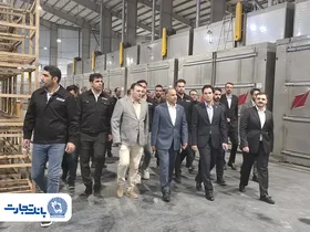 بازدید مدیرعامل بانک تجارت از شرکت آکو باتری برای تقویت همکاری‌ها