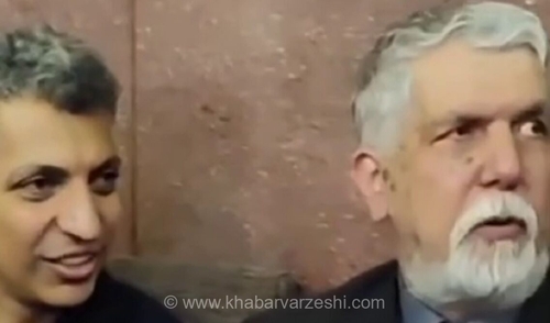 جنجال تازه در فضای مجازی؛ آیا عادل فردوسی‌پور دست وزیر فرهنگ را در مراسم ختم بوسید؟