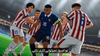 ویدیو| چطور امباپه را آزار دادند؟!/ اتفاقات بازی فرانسه - پاراگوئه از دید انیمه