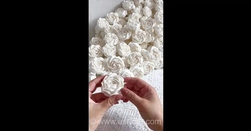 آموزش گل‌سازی با دستمال کاغذی در چند مرحله ساده
