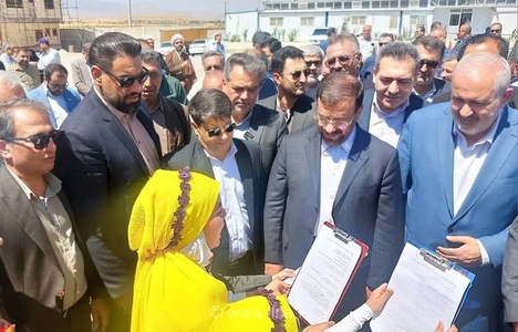 بازدید وزیر نیرو و استاندار فارس از تصفیه‌خانه فسا؛ پیشرفت ۸۰ درصدی پروژه