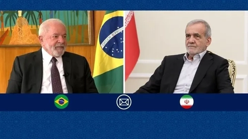 پیام پزشکیان به لولا داسیلوا: امیدوارم روابط ایران و برزیل گسترش یابد