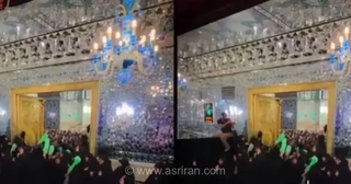 صف‌های طولانی برای زیارت رهبر شهید