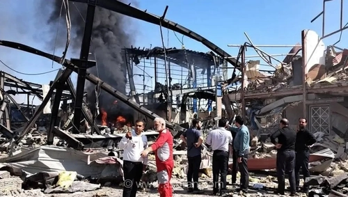 انفجار مهیب در یکی از واحدهای تولیدی شهرک صنعتی شمس‌آباد؛ ۱۸ نفر مصدوم شدند