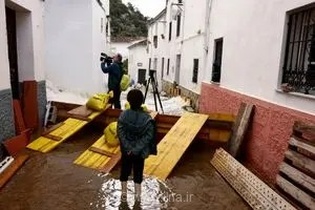 سیل در اسپانیا جان دو زن مسن را گرفت و دو نوزاد مفقود شدند