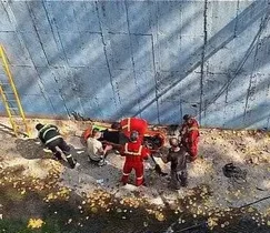 مصدومیت کارگر تاسیساتی پارک نهج‌البلاغه تهران
