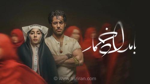 تصاویری دیدنی از گریم متفاوت ترلان پروانه و گلاره عباسی در پشت صحنه سریال «بامداد خمار» به سبک قاجاری