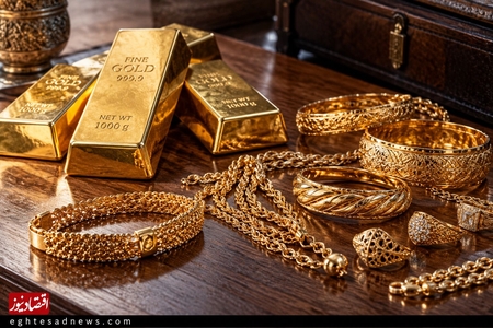 کاهش قیمت طلا ۱۸ عیار