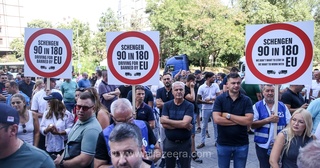 تهدید رانندگان کامیون بالکان غربی به مسدود کردن مرزهای اتحادیه اروپا