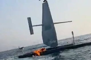 انهدام شناور بدون سرنشین آمریکا در تنگه هرمز