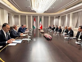 تاکید روسای جمهور ایران و تاجیکستان بر گسترش روابط دوجانبه در شانگهای