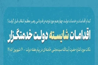 تمجید رسانه رهبر انقلاب از اقدامات دولت چهاردهم