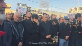 حضور وزیر ورزش و رئیس فدراسیون فوتبال در مراسم وداع با امام شهید