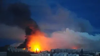 حمله موشکی روسیه به انبار پهپاد اوکراین در چند شهر