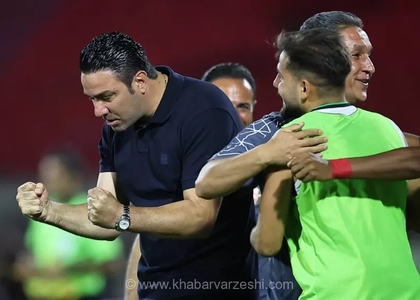 واکنش جالب نکونام به پیروزی برابر پرسپولیس؛ شادی پس از سوت پایان