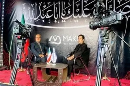 روایت جهانی اربعین در مرز بازرگان؛ برپایی موکب رسانه‌ای سازمان منطقه آزاد ماکو برای استقبال از زائران خارجی