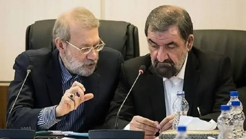 عکس قدیمی علی لاریجانی و محسن رضایی