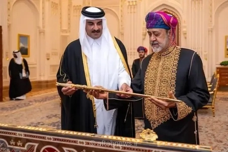 رایزنی امیر قطر با سلطان عمان