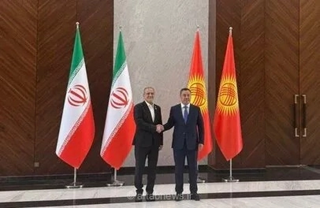 گفت‌وگوی رؤسای جمهور ایران و قرقیزستان در حاشیه شانگهای پلاس
