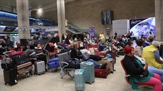 فلج شدن بخش تحویل بار فرودگاه بن‌گوریون در پی حضور پرفشار هواپیماهای سوخت‌رسان نظامی آمریکا