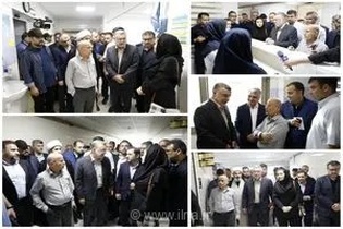 تجلیل وزیر بهداشت از ایثارگری کادر درمان لامرد در پی حمله موشکی اخیر به این شهرستان