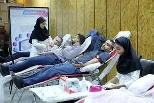 اهدای خون گسترده کارکنان بانک رفاه کارگران در حمایت از بیماران