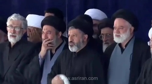 اشک‌های فرزندان رهبر شهید انقلاب در مراسم وداع
