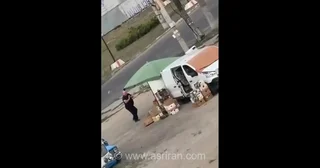 پهپاد روسی در خرسون اوکراین به یک فروشنده میوه حمله کرد