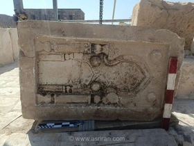 کشف محراب تاریخی در محوطه جهانی پاسارگاد