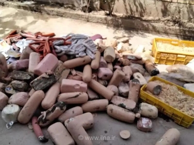 کشف ۷۱ رول کالباس تاریخ‌گذشته در کارون خوزستان
