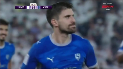 گل دوم الهلال به السد با ضربه روبن نوس