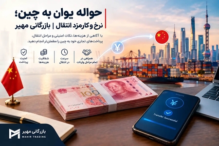 حواله یوان به چین؛ بررسی نرخ، کارمزد و روش انتقال پول با بازرگانی مهیر