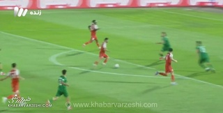 گل دوم پرسپولیس به شمس‌آذر با حرکت انفرادی محمد عمری در دقیقه ۱۵