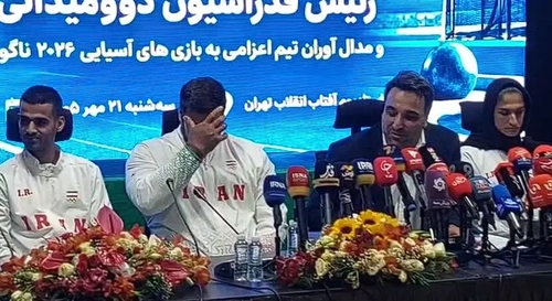 حدادی: به قهرمانان و مربیان آنها تبریک می‌گویم (ویدئو)