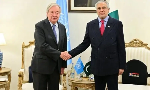 دیدار معاون نخست وزیر پاکستان با دبیرکل سازمان ملل