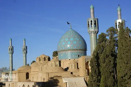 مرمت گنبد آرامگاه شاه نعمت‌الله ولی ماهان آغاز شد