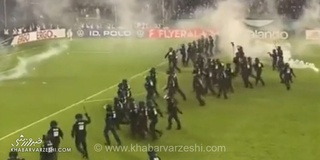 آشوب در جام حذفی آلمان؛ درگیری هواداران و زخمی شدن ۳۵ پلیس