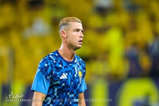 خشم رونالدو از شعارهای هواداران در دیدار الهلال و التعاون