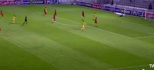 گل اول فجرسپاسی به نساجی مازندران توسط فداکار