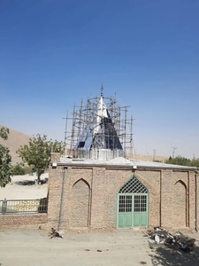 آغاز مرمت امامزاده سلطان سید احمد هزاوه برای احیای بخش‌های آسیب‌دیده