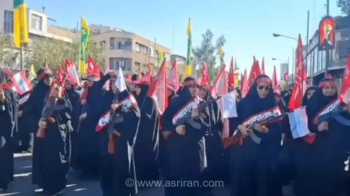 حضور بانوان در رزمایش بزرگ جان‌فدایان ایران